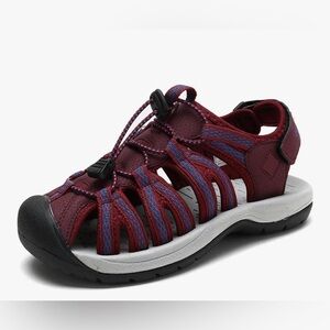 Dream Pairs Fuchsia Quick Drying Closed-Toe Outdoor Women’s Athletic Sandals